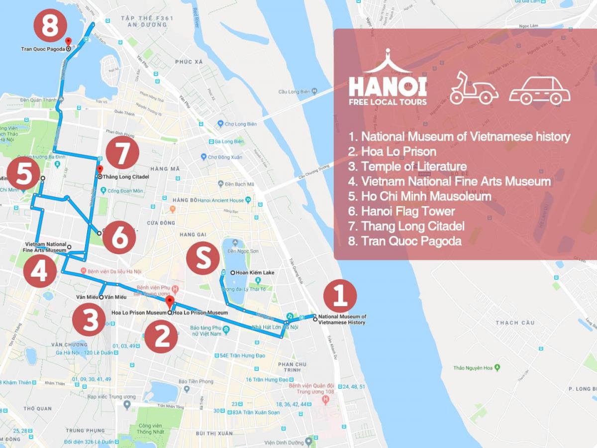 французькому кварталі ханоя пішохідна екскурсія по карті
