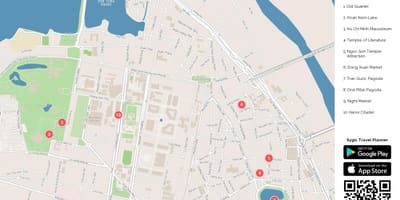 Карта Ханой вулична їжа
