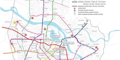 Карті ханоя метро